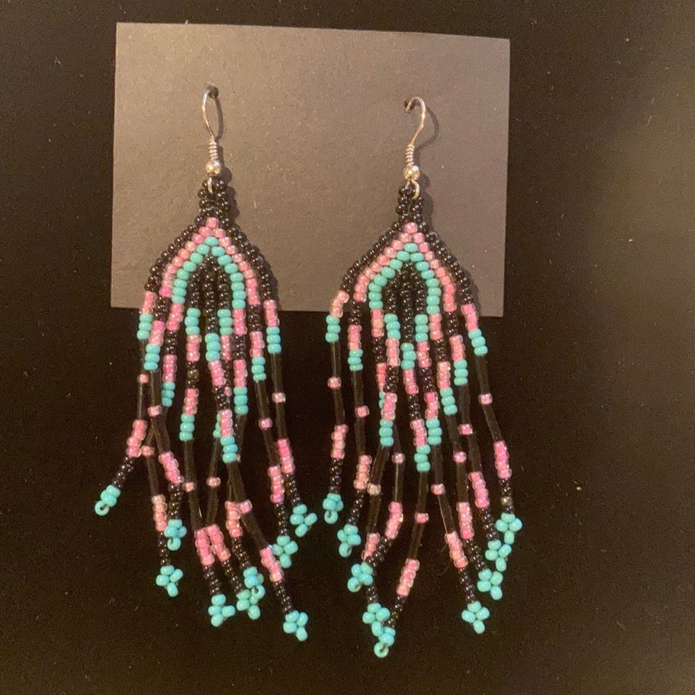 Handmade beaded earrings